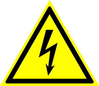 W08 внимание! опасность поражения электрическим током (пластик, сторона 150 мм) - Знаки безопасности - Знаки по электробезопасности - Магазин охраны труда Протекторшоп